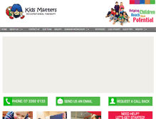 Tablet Screenshot of kidsmatters.com.au